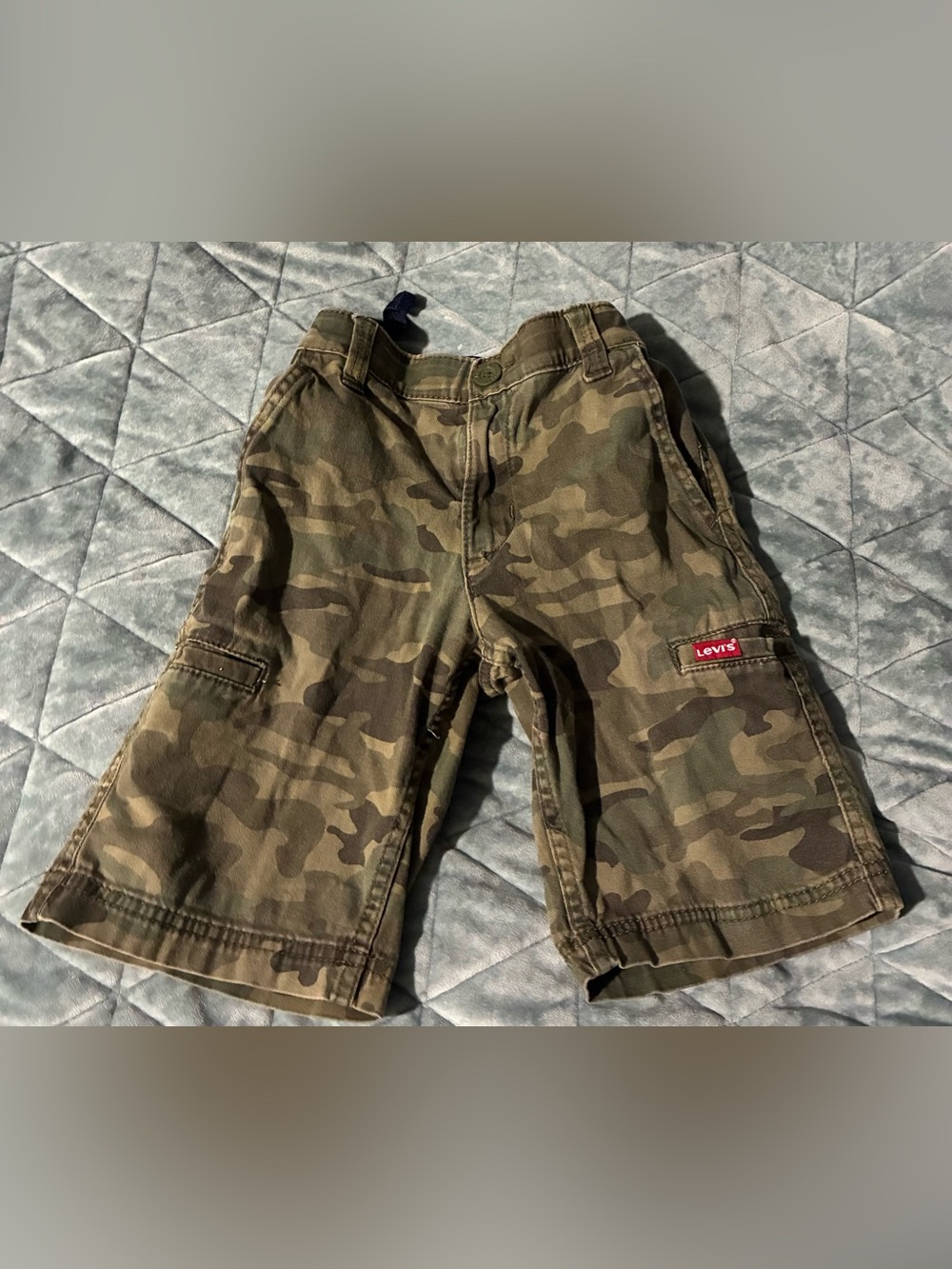 Levi's Kids Camo Cargo Shorts - Green Mix